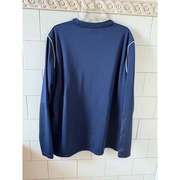 Nike Dri-Fit Navy Blue with White Piping Sweatshirt Mens Size XXL - Picture 2 of 6